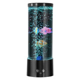LED Fish Lamp with Remote Control, Multicolor Changing Aquarium Light, Mini Bubble Lamp for V1370-AZ4-19787