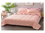 Cooling Washed Fabric Quilt Queen Size 70x80 Inch - Solid Air Conditioning Blanket for Summer, V1369-AZ3-W-23265