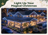 Jingle Jollys 32M Christmas Lights Solar Icicle String Lights 960 LED Cool White XM-LED-960-IC-CW-40M-SLA