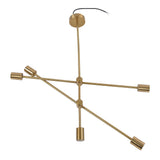 Modern Chandelier Unique Appearance Elegant Design Stable Firm Geometric Line Chandelier 110220V V1294-YM0714-3119210295511