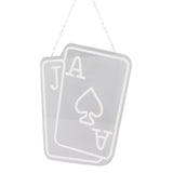 Poker LED Neon Signs Playing Cards Neon Signs for Wall Decor Bedroom Casino Bar Hotel Play Room V1294-YM0706-3119230136011