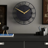 Newgate Time Traveller Wall Clock-Petrol Blue V398-NG-TIMET-PEBL