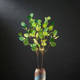 Lighted Artificial Eucalyptus Branches with Timer, Light Up Eucalyptus Branches 30in 38 Led, Battery V1366-AZ2-W-19842