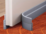 6Pack Door Draft Stopper, Door Sweep, Weather Stripping Seal Self-adhesive silicone under door draft V1107-125-68672-BLK-6PACK