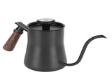 650ml Hanging Ear Hand Coffee Pot Stainless Steel Drip Type Coffeeware Tool with ThermometerBlack V1294-YM0901-3118210062311
