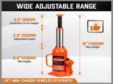 8-Ton Hydraulic Bottle Jack Heavy Duty Car Lifter with Safety Valve V465-82039