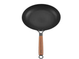 Cast Iron Skillet, 3-Piece Frying Pan Set , Nonstick Skillets with Detachable Wood V952-ZTCG81012INC606UR001V0