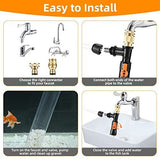 25ft Gravel Vacuum for Water Changer Fish Tank Cleaning Tools,Siphon Universal Quick Pump V1107-134-71010-CLR-25FT