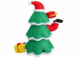 Jingle Jollys Christmas Inflatable Santa Tree 2.5M Height Flashing Light Decorations Illuminated XMAS-INF-TREE-8FT