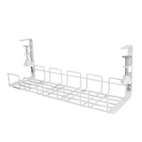Under Desk Cable Organizer 40.5CM Steel Space Saving Strong Load Bearing Desk Wire Management Tray V1294-YM0901-3117230477512