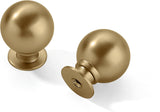 10 Pack 1 Inch Vintage Ball Champagne Bronze Cabinet Knobs Kitchen Cabinet Hardware Satin Brass V1188-CYX-LHJ-309