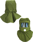 Sand Blasting Hood Cap, Shawl Cap Sandblasting Mask Anti Dust/Wind Sandblasting Tool V1258-DP02-C-2110