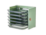 Kitchen Side Dishes Punch Free Foldable PET 6 Layers Wall Mounted Organization Rack Cooking Plates V1294-YM0512-3118220256613