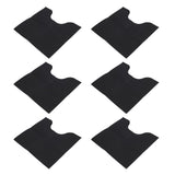 Toilet Mat Dark Gray Washable Reusable Potty Training Toilet Rug for Restroom Bathroom U Shape V1294-YM0901-3112240054811
