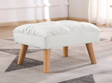 Levede Accent Ottoman Chair Footstool OT1021-WH_NZ