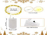 7ft 20 Fairy Lights Battery Operated , LED String Bulk Waterproof for Christmas Mason Jars V1259-DP01-A-5567