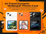Upgraded 4'' NFC Ink Screen Case for iPhone, Smart Custom DIY Ink Screen Back Cover for V1107-904-96346-WHT-IPHONE17PRO