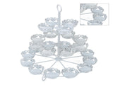 Cupcake Stand for 24 Cupcakes 3 Tier Pastry Serving Display Stand Iron Dessert Carrier Display V1294-YM3118220247811-0421