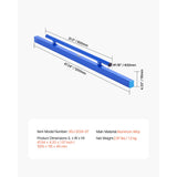 Concrete Screed, 120.5 cm Screed with Level Vial, Easy Cleanup & End Cap Design, Aluminum V952-SDSHNTFZ48YCBHU12001V0