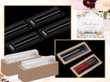 200 Pcs Clear Lip Balm Pouches Plastic Holder for Cash Gift Lipstick Plastic Domes Compact V1258-DP02-C-2264