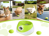 i.Pet Dog Ball Launcher Thrower with 6 Balls & 3/6/9m Launch Distances Green PET-DOG-6BALL-9M-GN