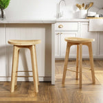 Artiss 2x Bar Stools Bamboo Rattan Stool Counter Chair Kitchen Barstools BA-Y-1033-NAX2