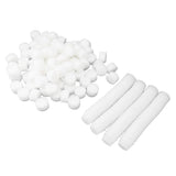 100 Set Hydroponic Grow Baskets Sponges Circular Planting Baskets Plant Growth Sponges White V1294-YM0703-3111230094812