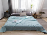 59x39" 100% Cottons Blanket, Soft and Breathable Bed Blanket, Multi-functional Bed Blanket for All V1189-WXFWAL-20260319-00935