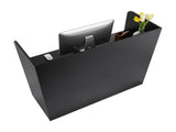 Reception Desk, 1200 x 480 x 1100 mm Rectangular Front Counter Table, Office Reception Counter with V952-YBQTJX3CDCCJ3IW3IV0