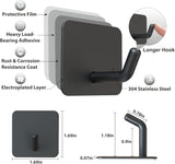 2 Types of Black Adhesive Hooks Bundle V1258-DP02-C-346