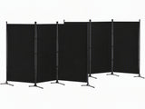 Artiss 3 Panel Room Divider Set of 2 Folding Privacy Screen Fabric Room Separator Partition Black RD-D-PLY-260-BKX2
