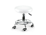 2x Levede Swivel Salon Barstool Hairdressing White T4498-WHX2