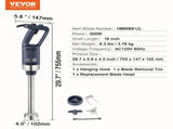 Commercial Immersion Blender 500W Heavy Duty Hand Mixer for Soup Sauces V952-ZXSCJBQ500WBHM0FZV3