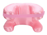 Face Pillow Silk Fabric Memory Foam Soft Cushioning Ergonomic Beauty Pillow for Back Sleep Roseate V1294-YM0901-3117240292713