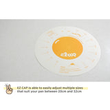 200X Paper Lid for Frypan Disposable Cooking Pan Cap Oli Splash Protection V274-HA-DSP-DSCAP-YE200
