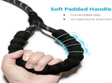 5 FT Strong Dog Leash with Comfortable Foam Handle Highly Reflective Threads with Metal Clasp V1258-DP02-F-545