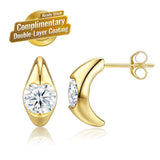 Elevate your everyday elegance with these luxurious moissanite drop earrings, featuring brilliant V1341-ZY-E5ABFBWH-MOISSANITE-PREMIUMS925