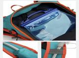 Grey Large-Capacity Storage Backpack, featuring a main compartment with multiple organized pockets V1102-SJBB006