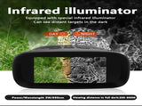 Black Digital Night Vision Binoculars - 3.0'' IPS Screen, 10X Optical Zoom, 2.5K Video Recording, V888-ELOSUNG11666