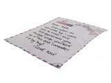 Envelope Blanket Multifunctional Personalized Soft Skin Friendly Polyester Throw Blanket for Father V1294-YM0718-3117220136514