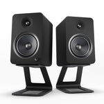 Kanto YU6 200W Powered Bookshelf Speakers with Bluetooth and Phono Preamp - Pair, Matte Black with V398-KO-YU6MB-SE6