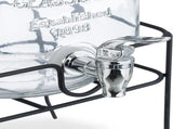 CARLA HOME 2 Pack Glass Drink Dispensers with Juice Pot Stand - 4L V178-36510