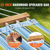 Double Quilted Fabric, 12 FT Double with Hardwood Spreader Bars, 2 Person Quilted V952-HFDCBDZJYZXT01Q05V0
