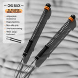 Wireless Strength Training Battle Rope, 3.09 Lbs A Pair, 16.93in Black, Cordless Spring Swing Rope V1221-XM-LB2721-GM107