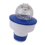 8 Inch Chemical Dispenser 11cm Lighted Floating Pool Chlorine Tablet Dispenser for Spa Hot Tub V1294-YM0706-3111230187811