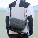 Black Gray Travel Cross-Body Bag High-Quality Cross-Body Bag Durable Travel Bag Organized V1347-127-GRA-09554