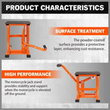 HORUSDY 220Lbs Motorbike Jack Lift Crank Lift Manual Repair Clean Hoist Table V465-86333