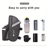 Bicycle Tail Bag with Quick Access Kettle Pocket & Reflective Safety Light V1106-139-BLA-38274