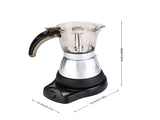 Large Capacity Electric Moka Pot Stovetop Espresso Coffee Maker Coffee Percolator 150ml V1294-YM0901-JY15616-01