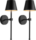 Wireless Wall Lamps 2-pack, LED Lamps with Rechargeable Battery, Stepless Dimmable with Remote V1188-ZXY-117-0082